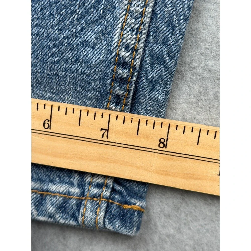 Levis 514 Mens Straight Fit Jeans W32 L32 Light Wash Blue Denim